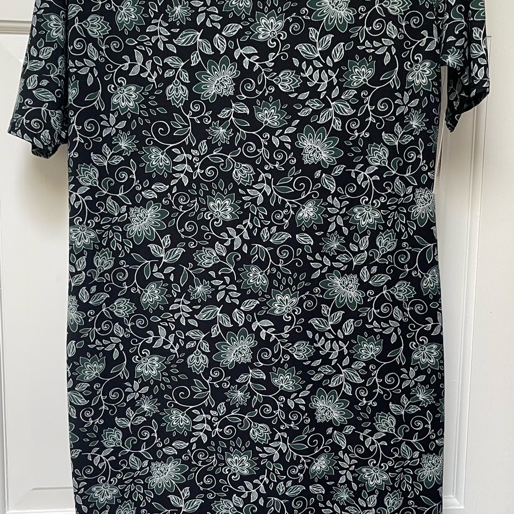 LuLaRoe Black and White Sheath Midi Dress Size XL NWT